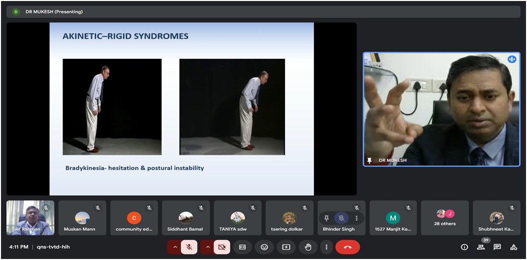 Webinar organised on Risk Signals, Prevention and Management Strategies of NeuroCognitive Disorders (Parkinson’s Disease) in Panjab University
